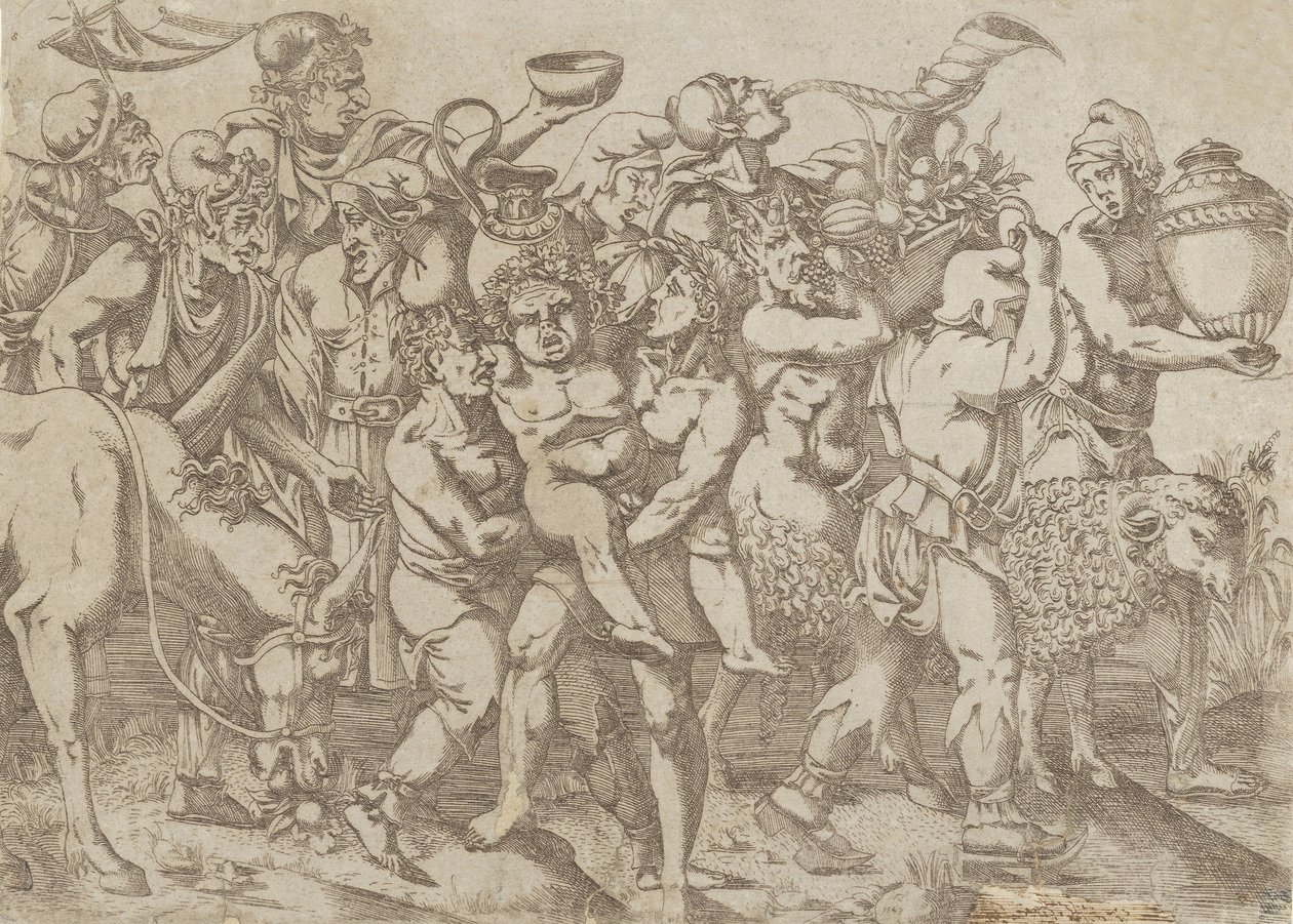 سيلينوس كارييد ، 1543. بواسطة أنطونيو فانتوزي