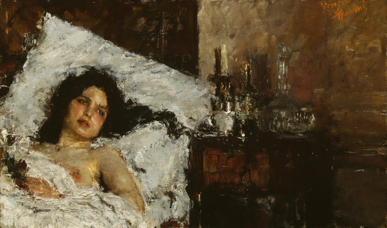 يستريح ، ج. 1887. بواسطة أنطونيو مانشيني