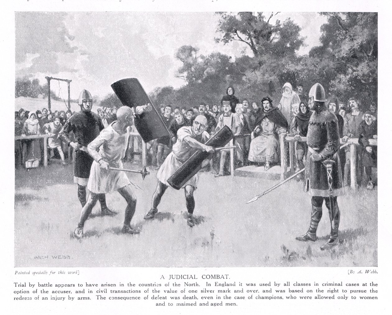 قتال قضائي ، 1920 بواسطة أرشيبالد ويب