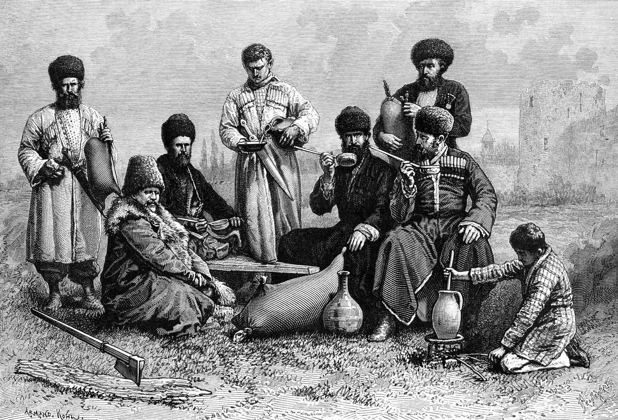 الرجال الجورجيون ، 1895. بواسطة أرماند كول