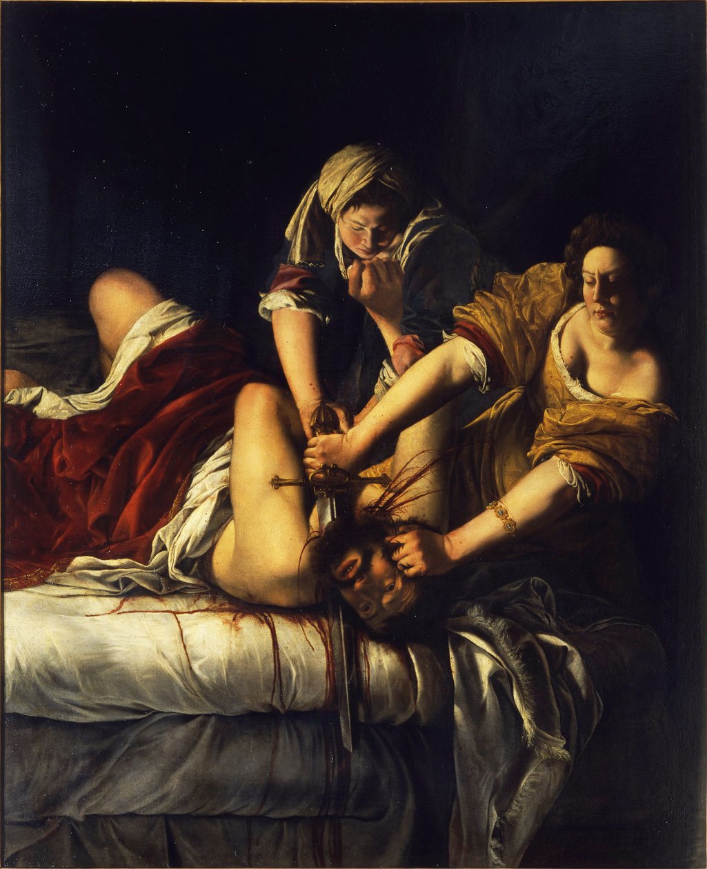 جوديتا ديكابيتا أولوفيرن بواسطة الأرطماسيا Gentileschi