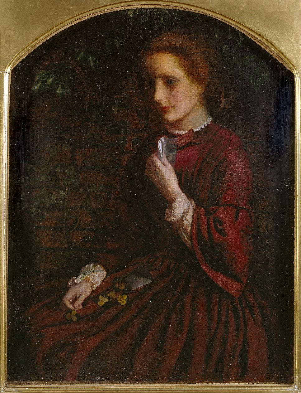 زهور الثالوث ، c.1860 بواسطة آرثر هيوز