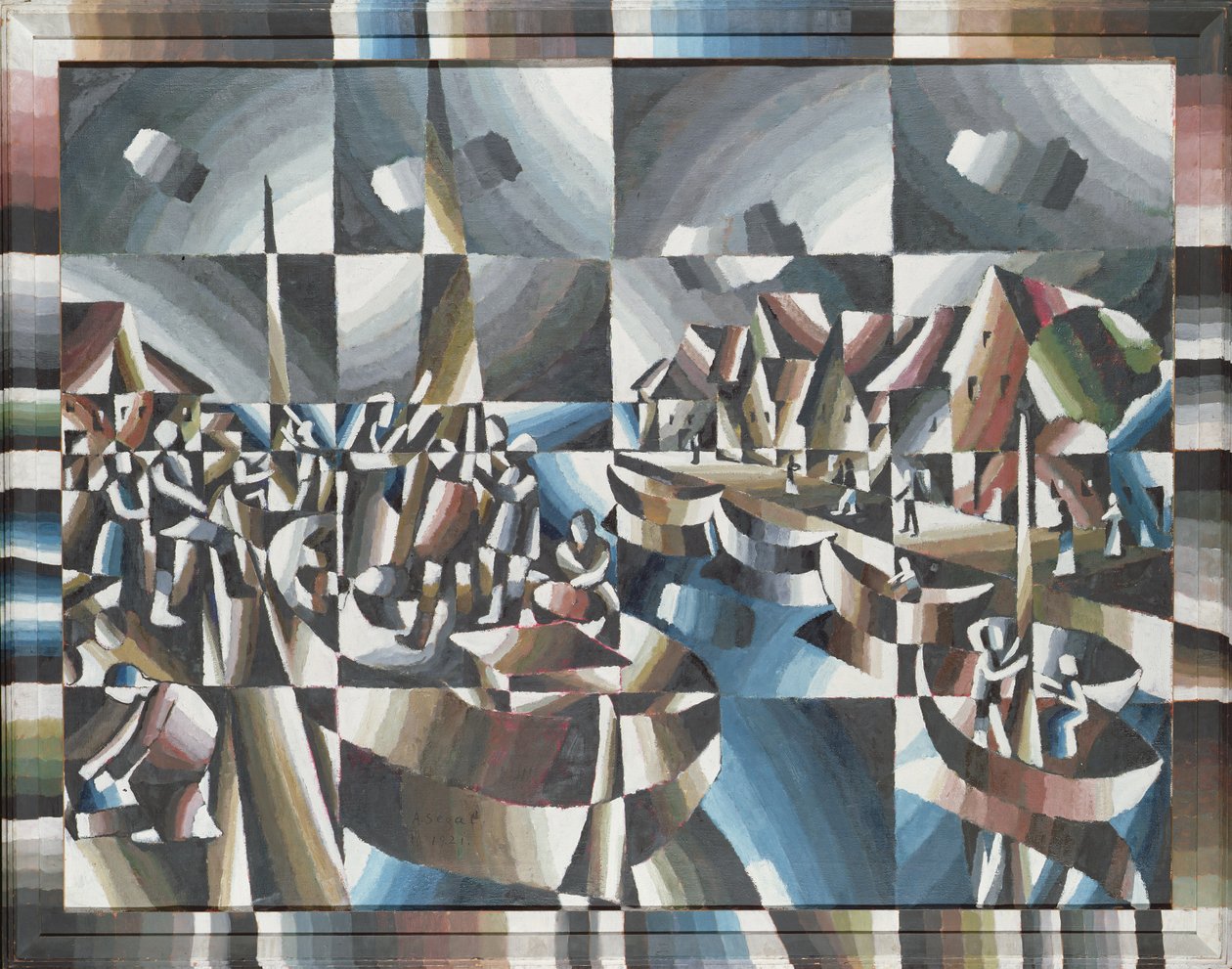 صورة الميناء ، 1921 بواسطة آرثر سيغال