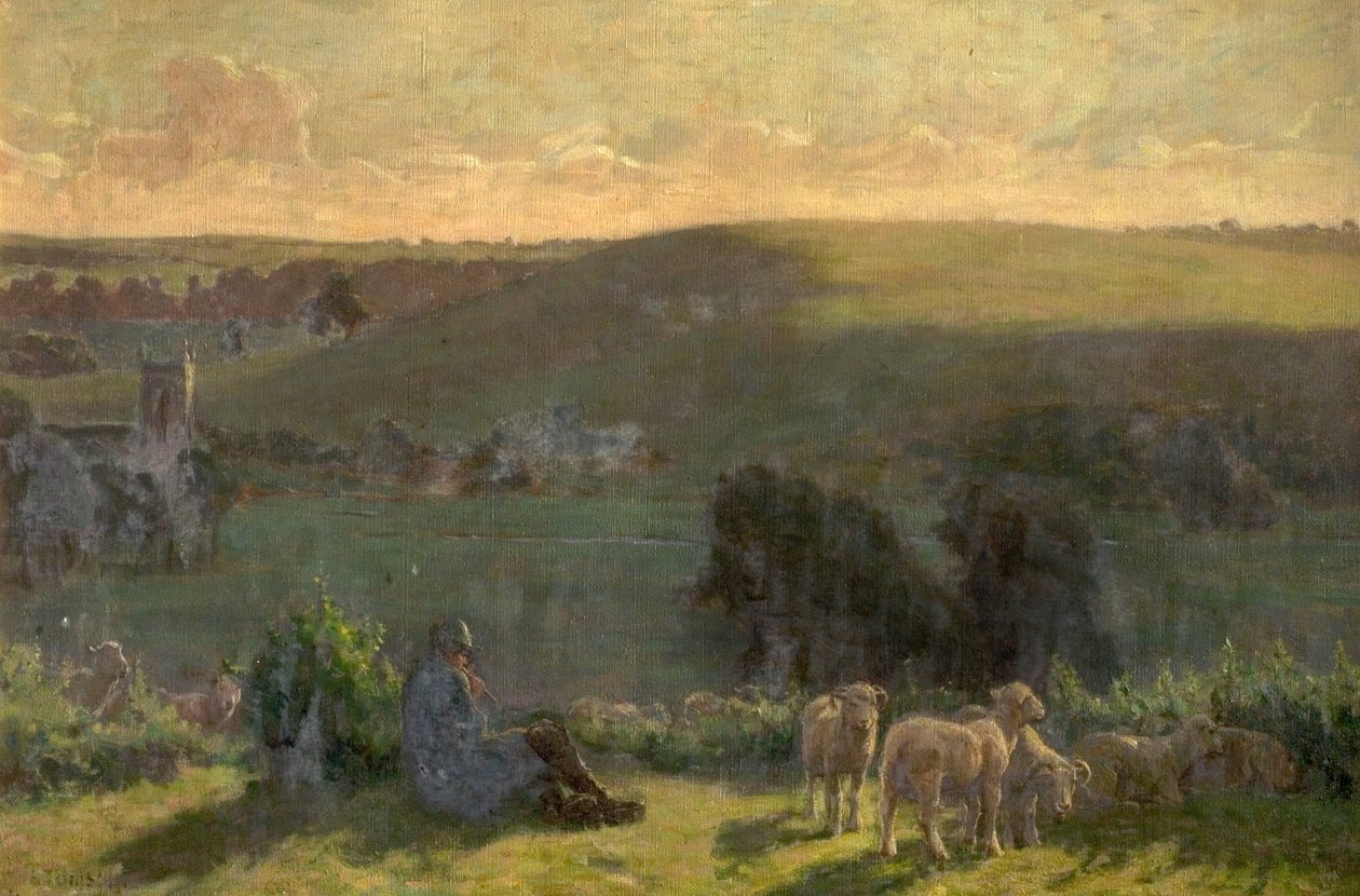 في وسط البلد ، 1900 بواسطة آرثر تومسون