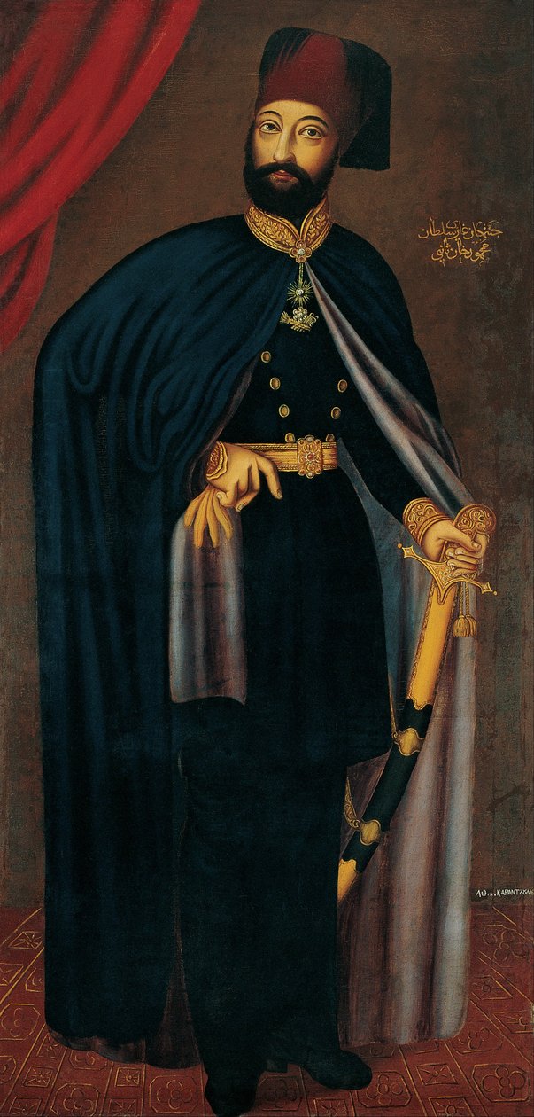 Sultan Mahmud II بواسطة أثناسيوس كارانتسلاس