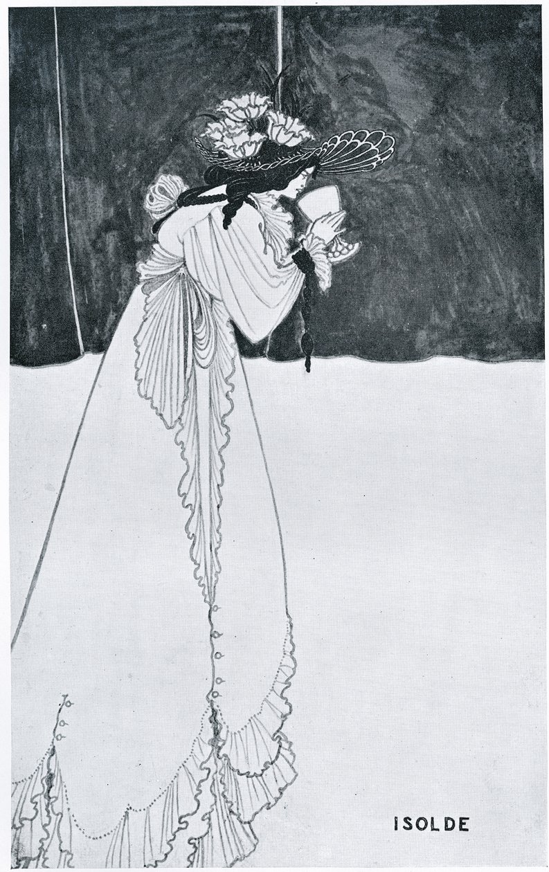 Isolde شرب السم بواسطة اوبري بيردسلي
