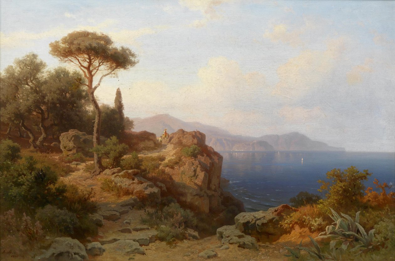 ساحل جميل بواسطة أغسطس Behrendsen