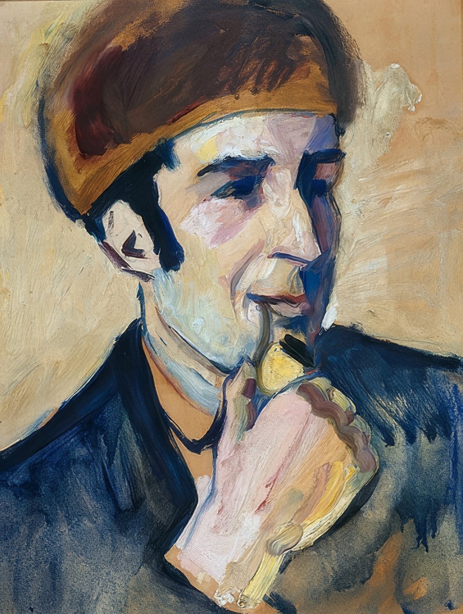 صورة فرانز مارك. 1910 بواسطة أغسطس ماكي