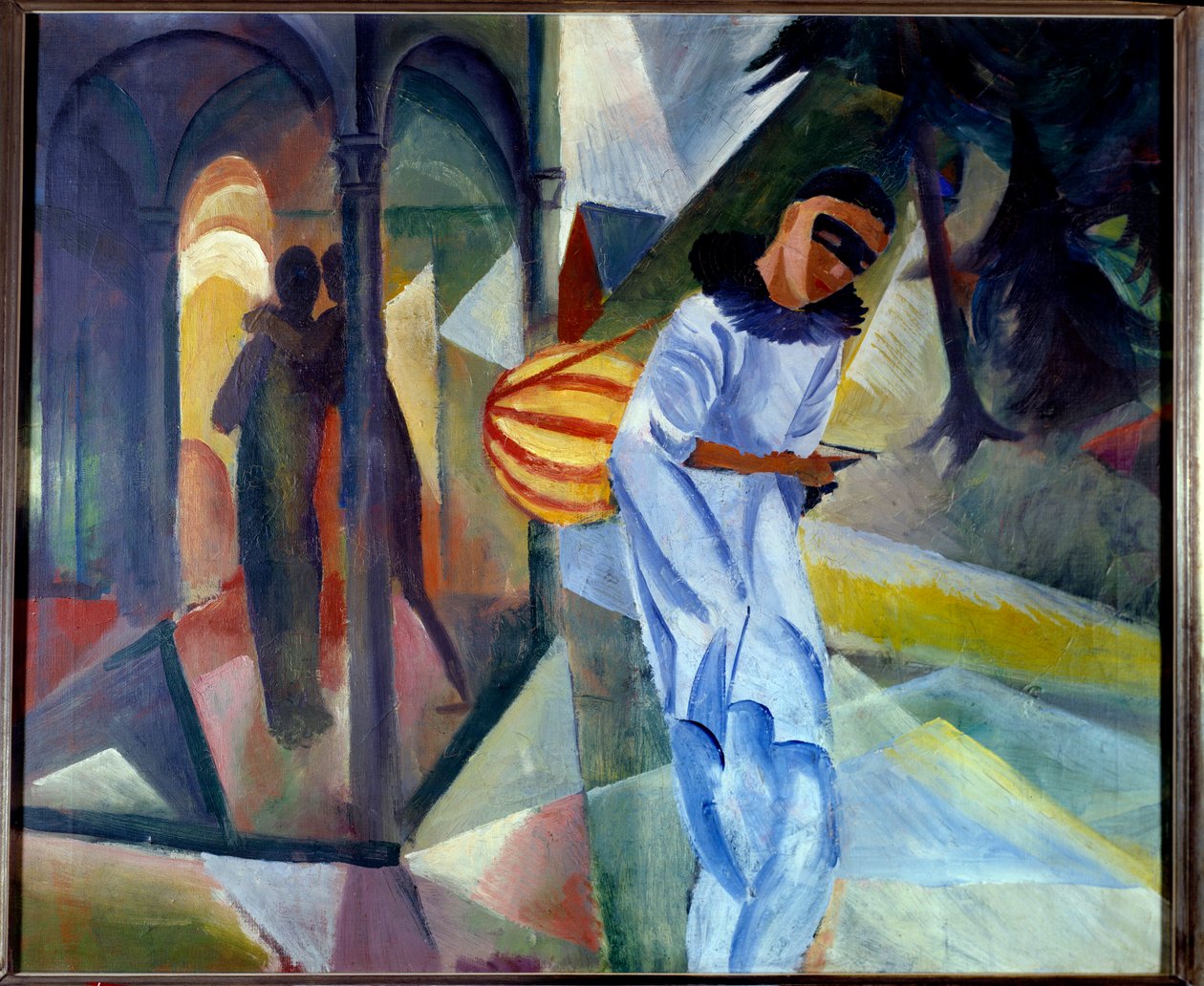 بييرو. لوحة لأوغست ماكي (1887-1914) بواسطة أغسطس ماكي