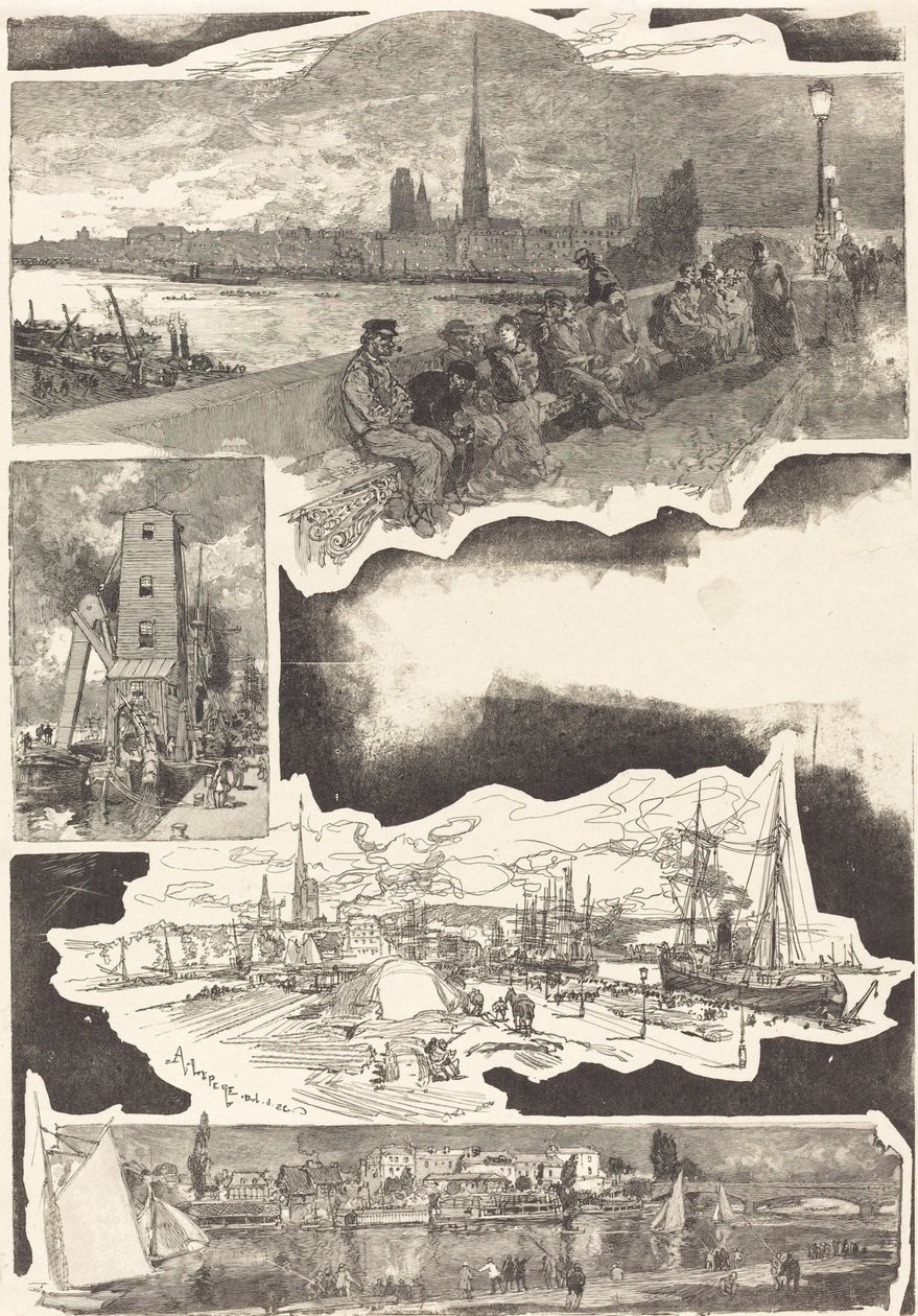 روان ، 1888. بواسطة أوغست ليبير