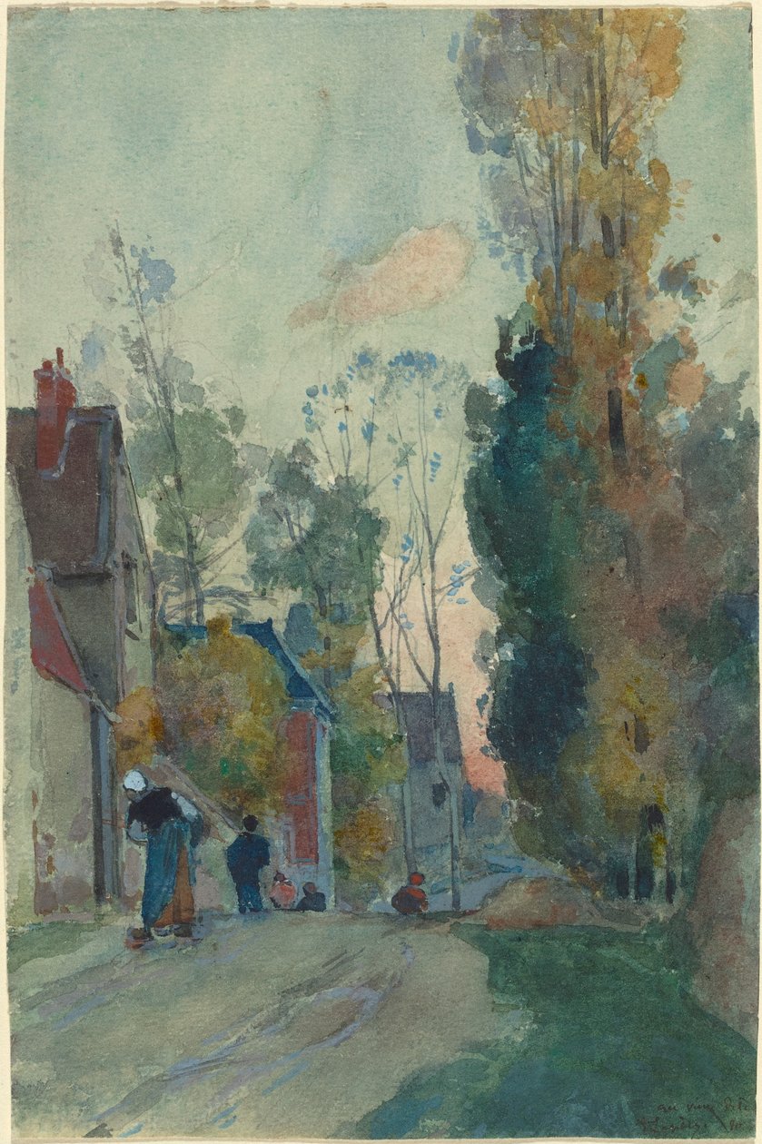 Rue de Jouy le Comte بواسطة أوغست ليبير