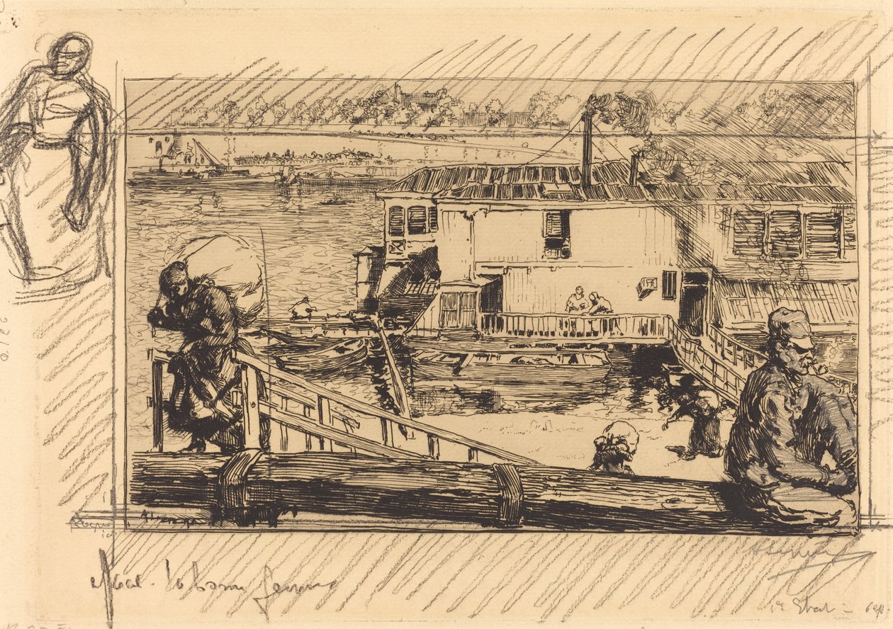 المغسلة ، المغسلة ، 1891. بواسطة أوغست ليبير