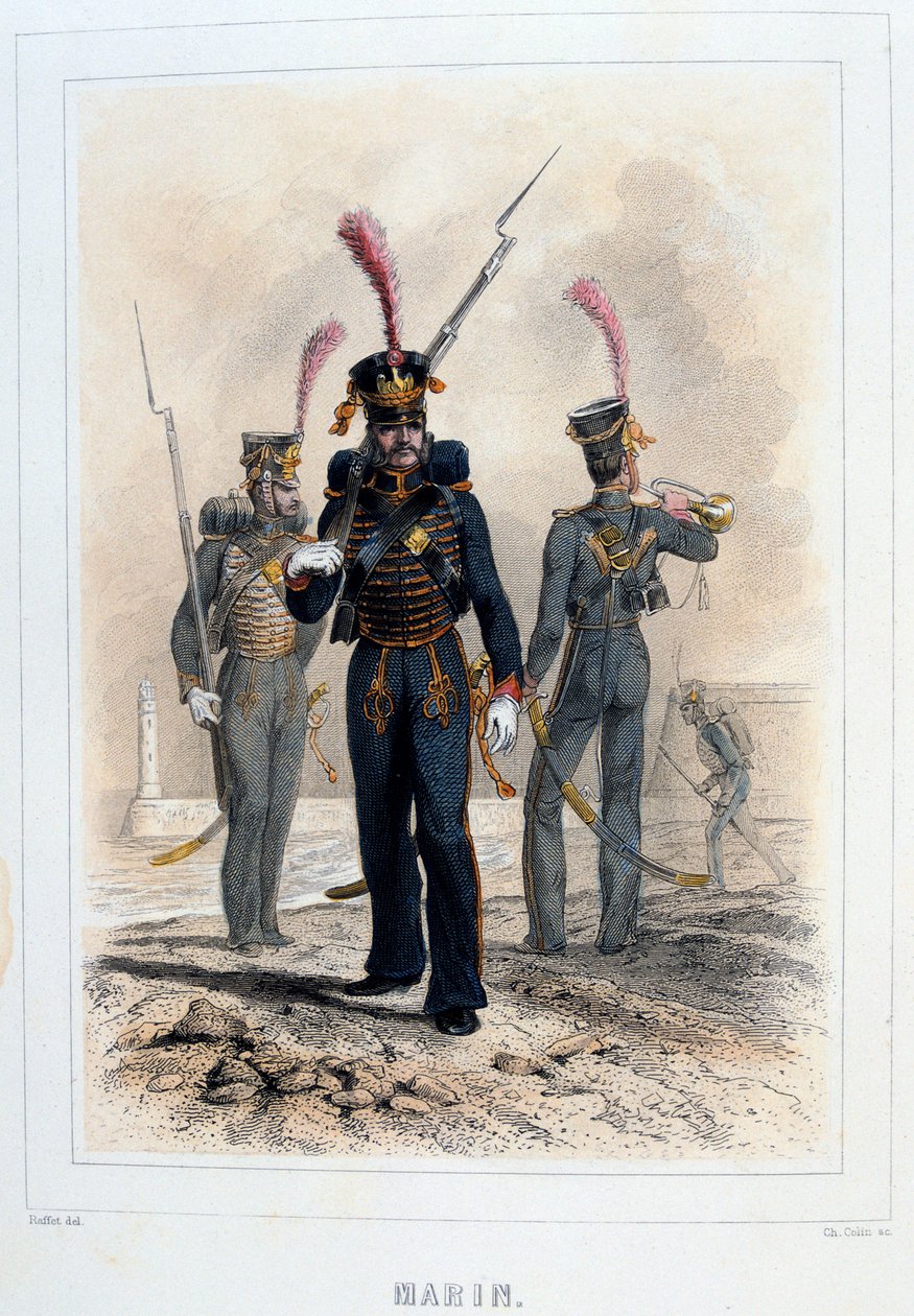 البحرية ، 1859. بواسطة أوغست رافت