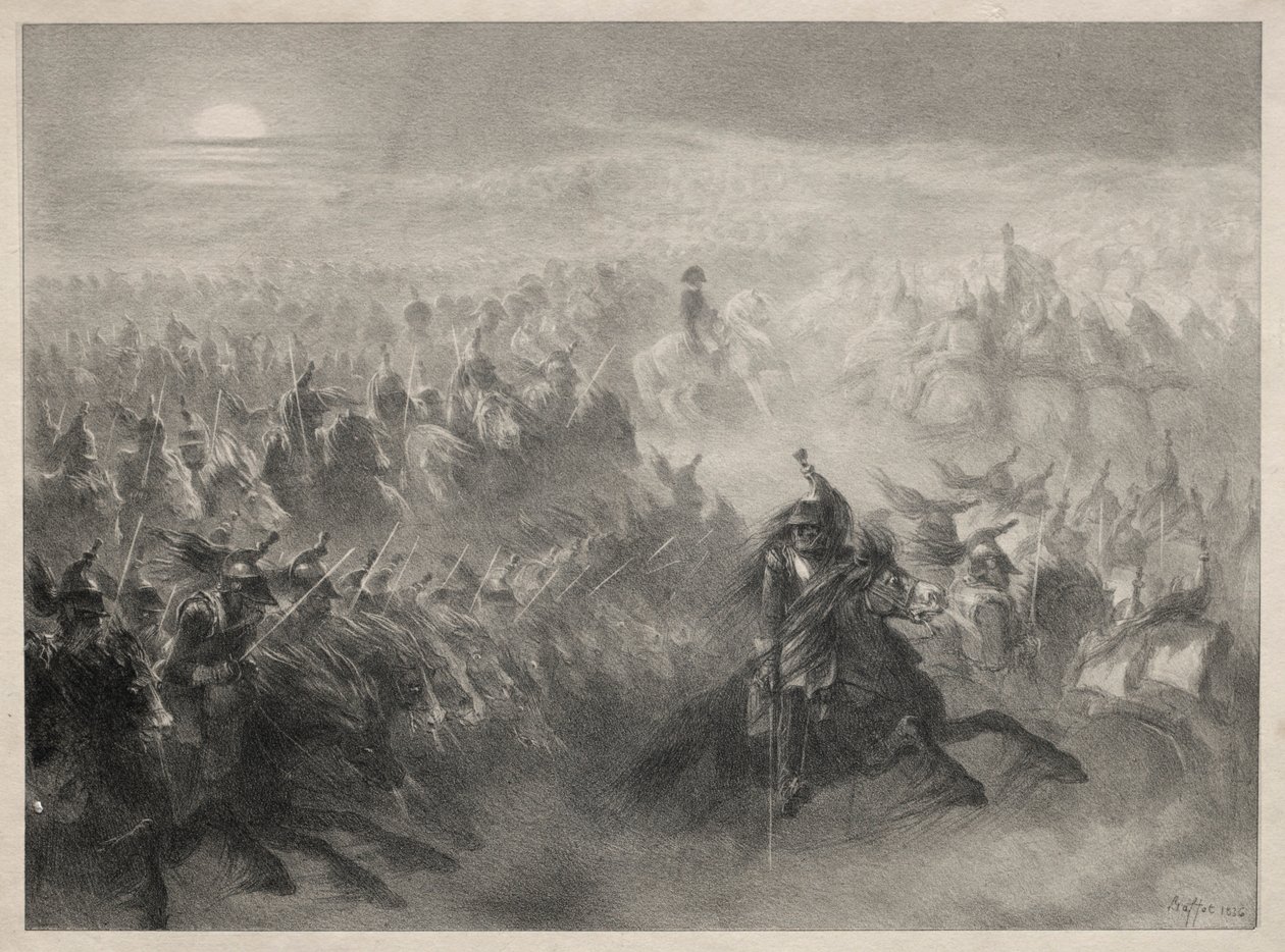 مراجعة ليلا ، 1816. بواسطة أوغست رافت