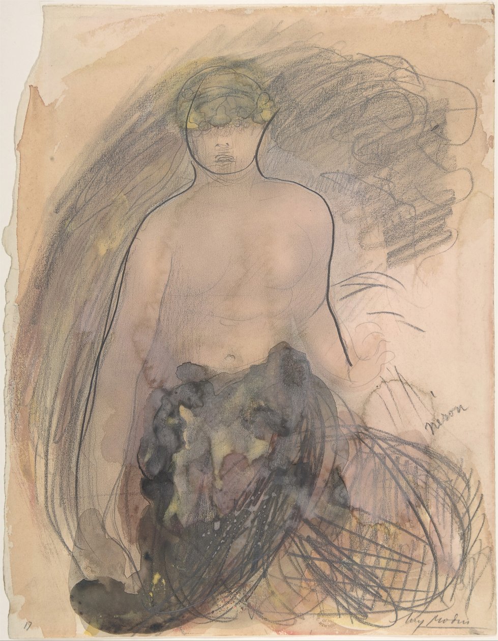 أسود ، 1900-1910. بواسطة أوغست رودين