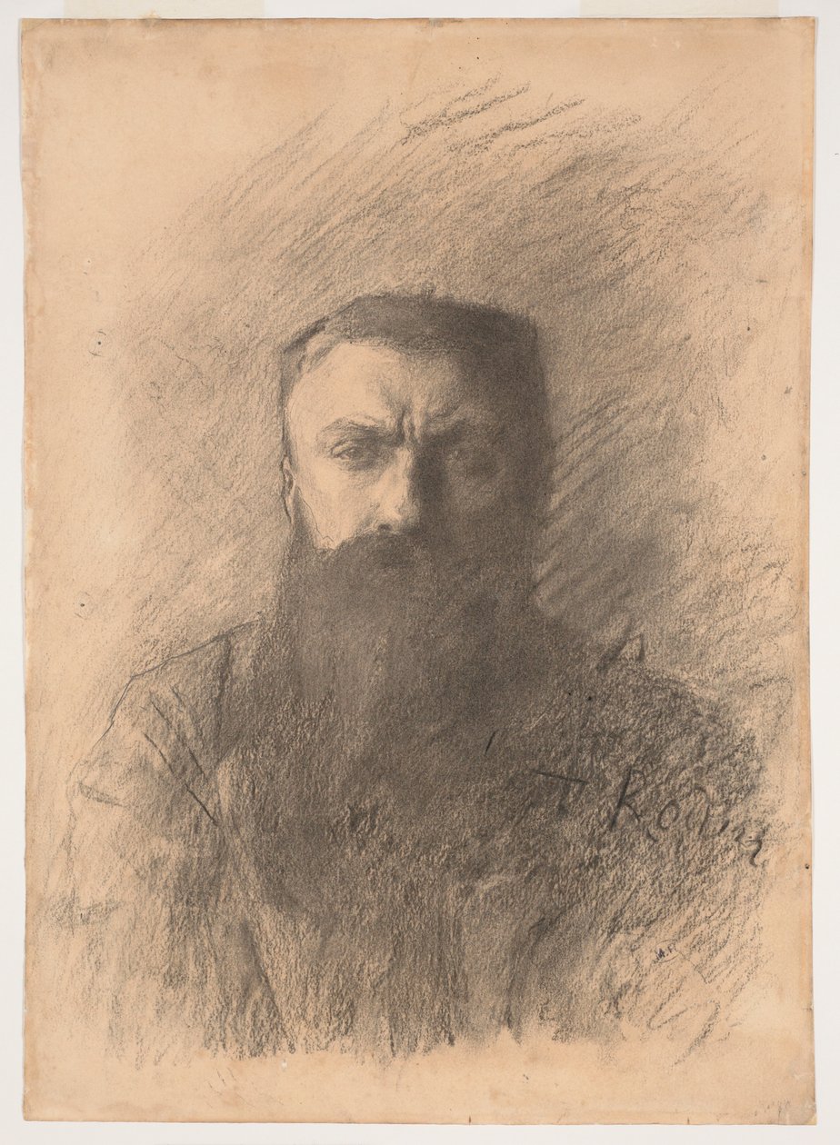 بورتريه ذاتي ، 1898. بواسطة أوغست رودين
