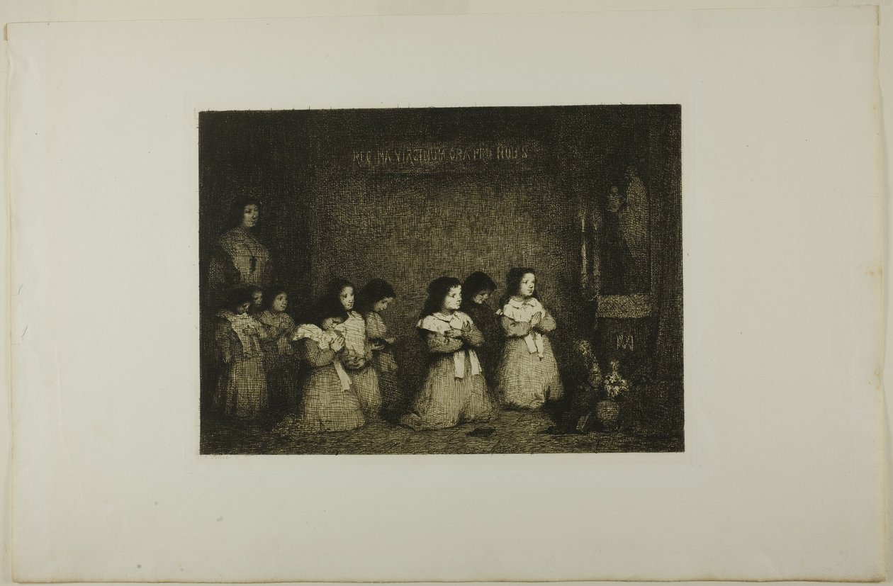 الصلاة بواسطة Augustin Theodule Ribot
