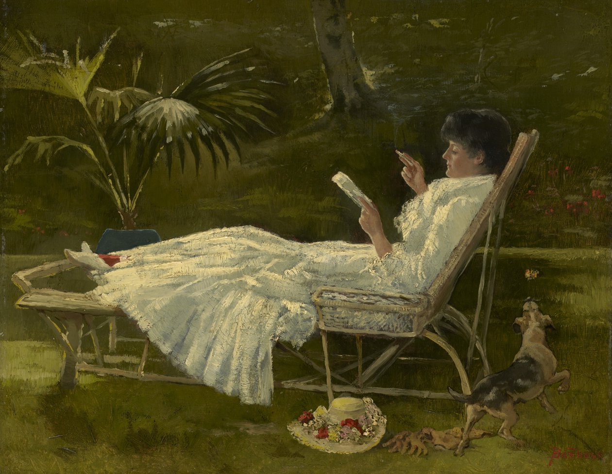 قراءة المرأة ، ج .1910 بواسطة بربور