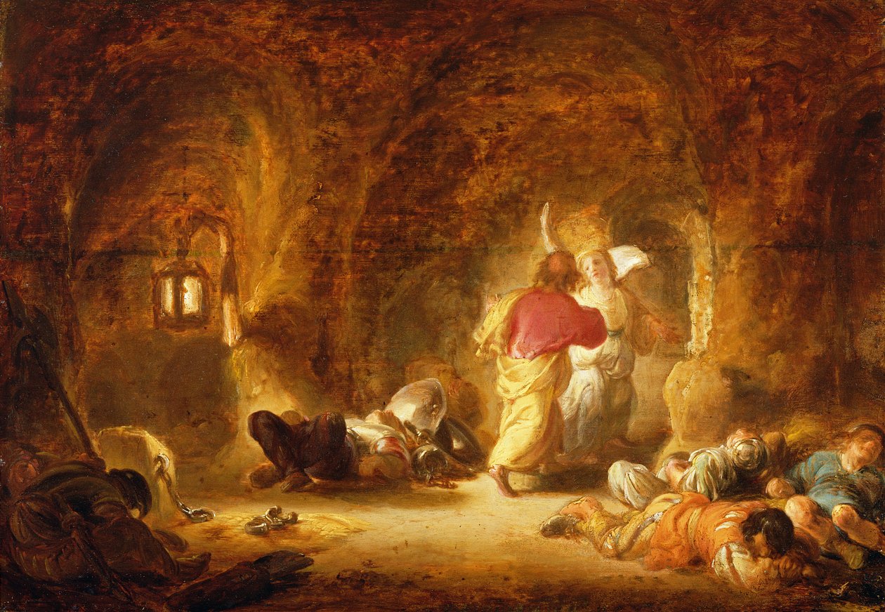 تحرير القديس بطرس بواسطة بنيامين جيريتس. Cuyp