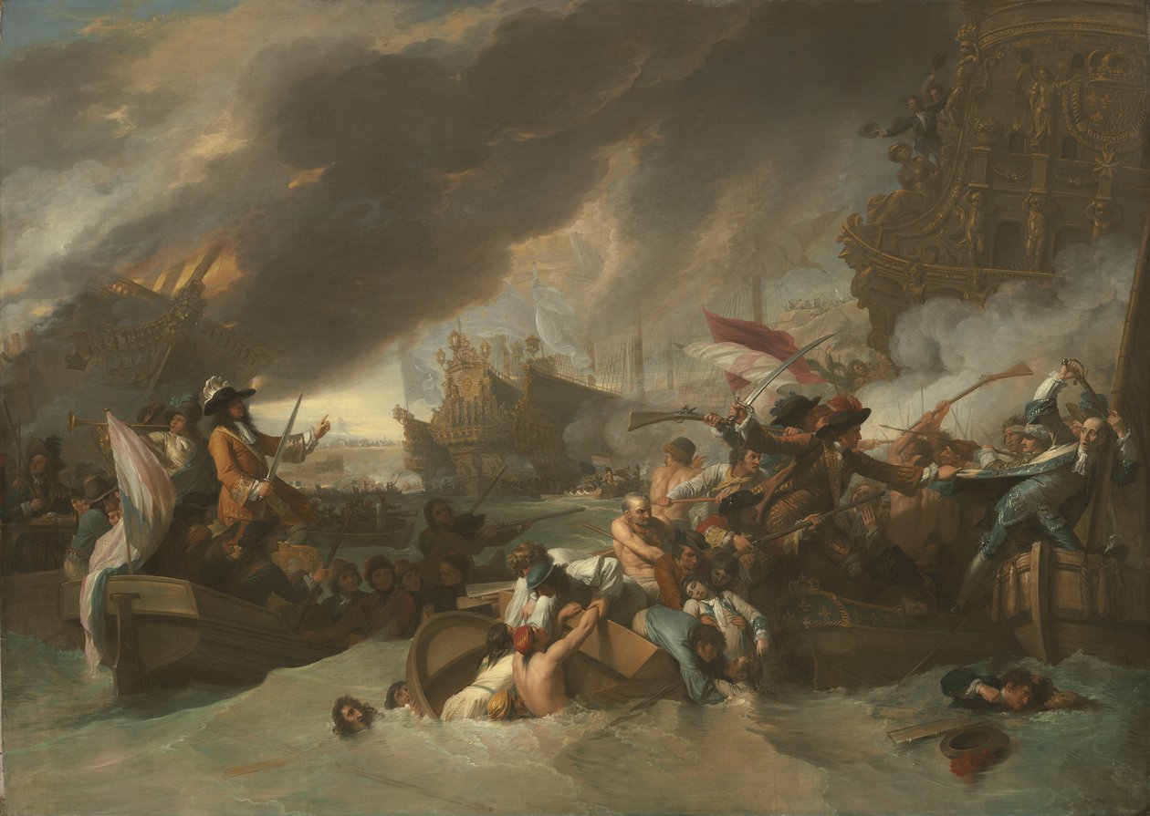 معركة لا هوج ، ص 1778 بواسطة بنيامين ويست