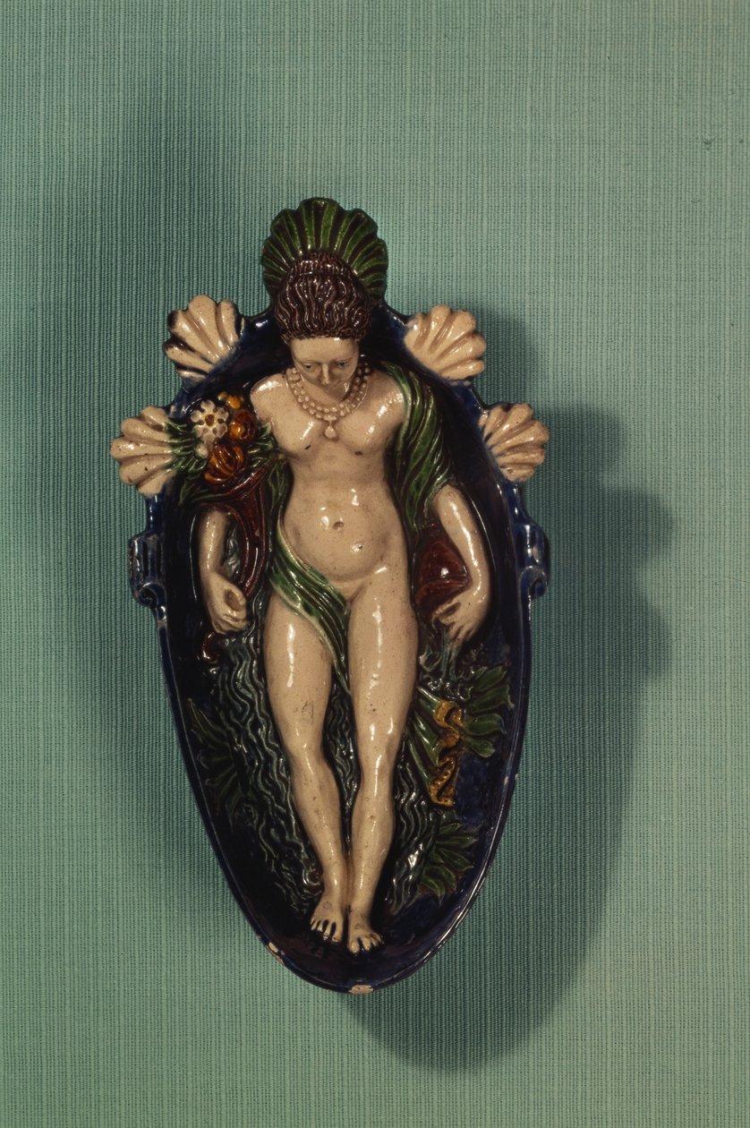 زورق ، Palissy Ware ، c.1530 (الفخار المزجج) بواسطة برنارد باليسي