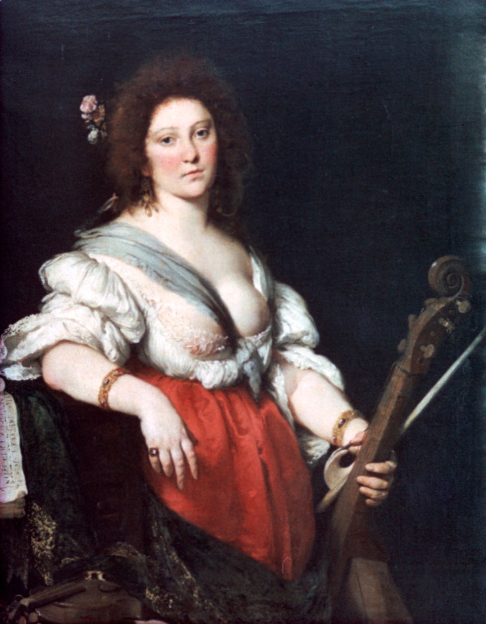 لاعب غامبا ، c1635 بواسطة برناردو ستروزي