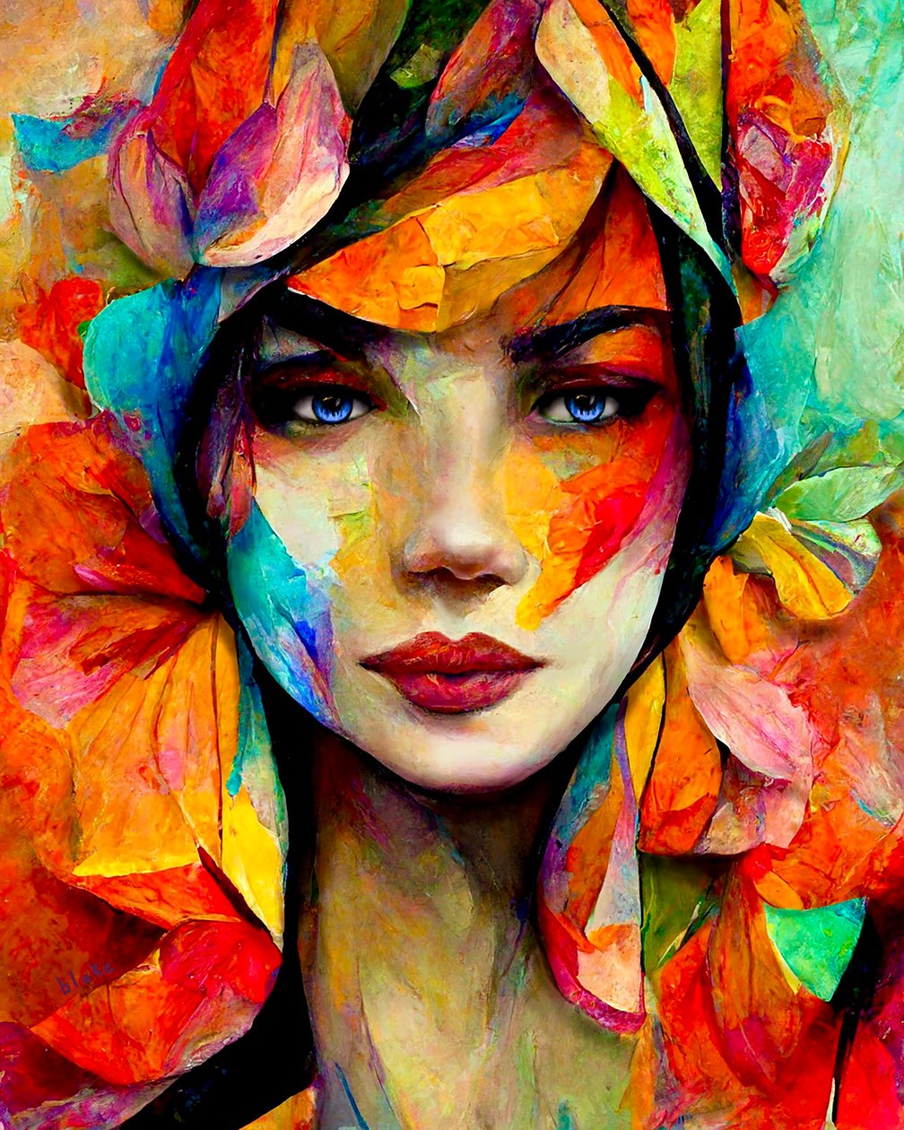 Living In A Vase ، ج .2022 (فن رقمي) بواسطة بليك مونك