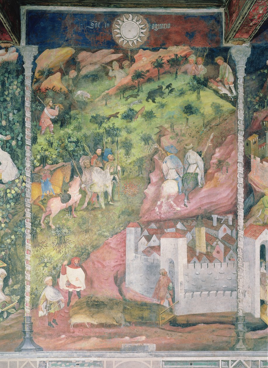 شهر نوفمبر c.1400 بواسطة المدرسة البوهيمية