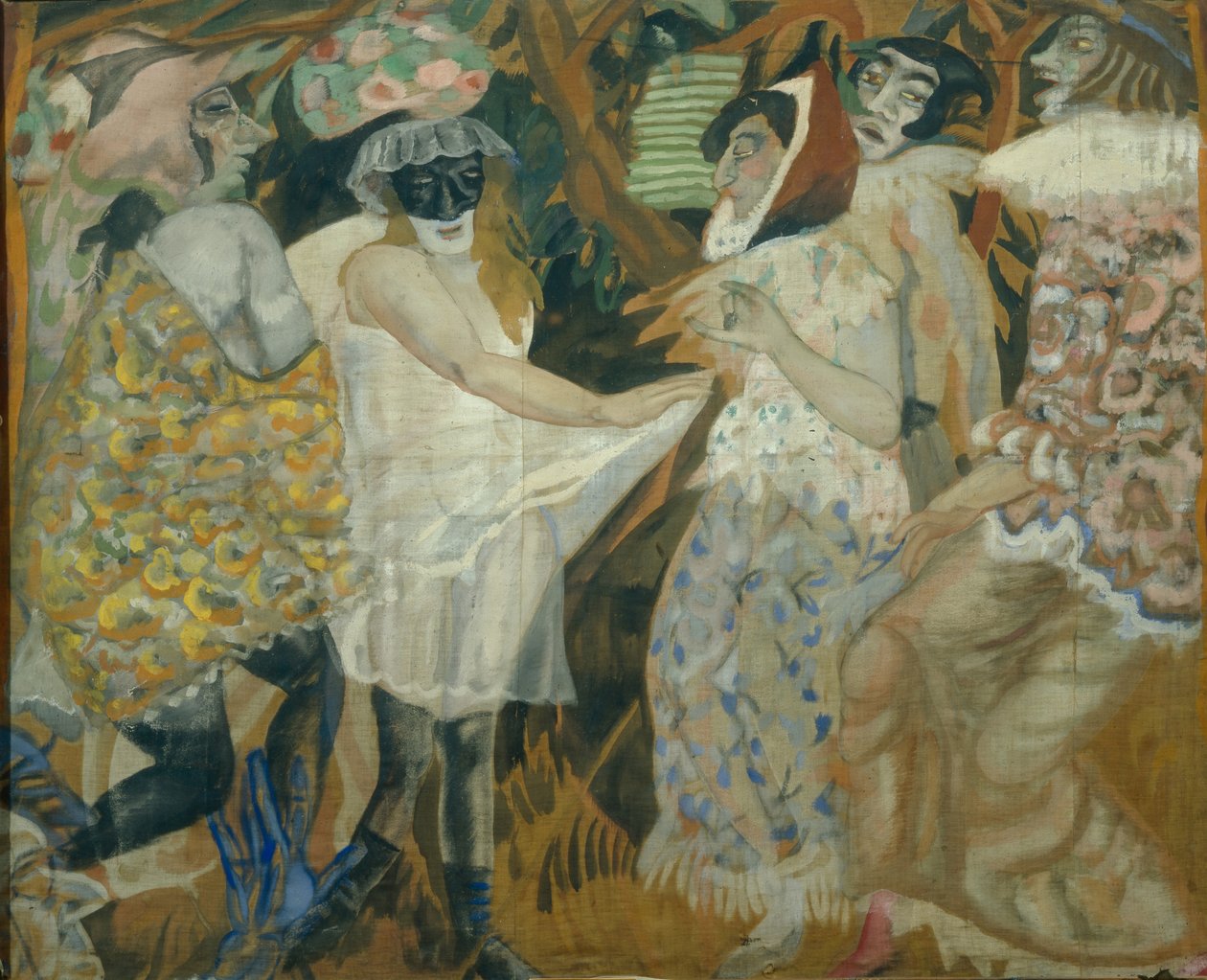 حفلة تنكرية ، 1913-1914 بواسطة بوريس دميتريفيتش جريجورييف