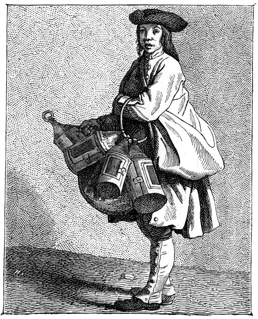 تاجر المصابيح ، 1737-1742. بواسطة Bouchardon