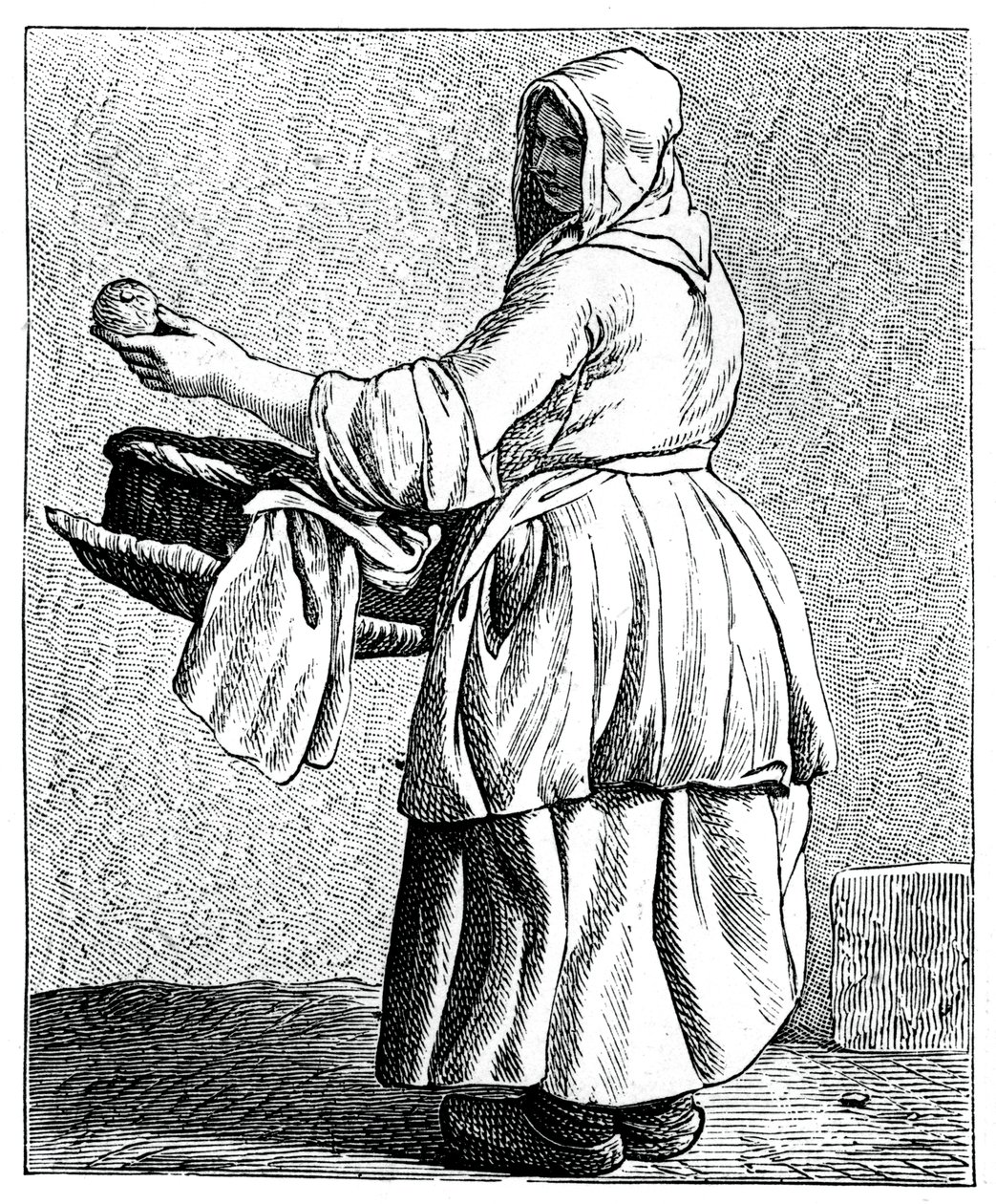 التفاح المخبوز !، 1737-1742. بواسطة Bouchardon