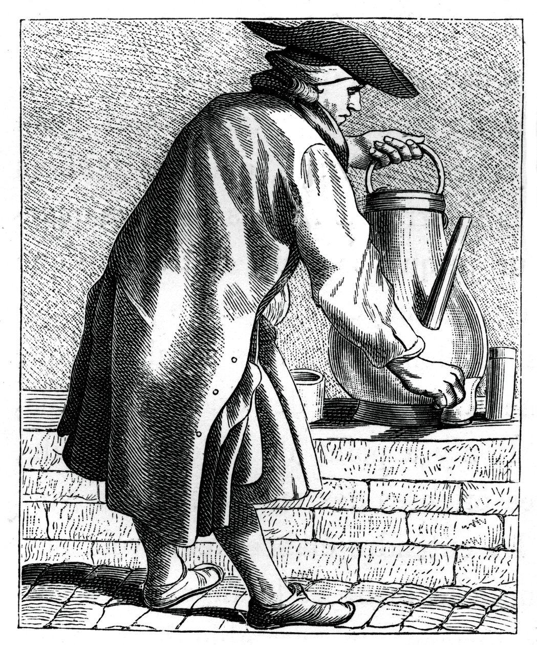 كافيه! مقهى! ، 1737-1742. بواسطة Bouchardon