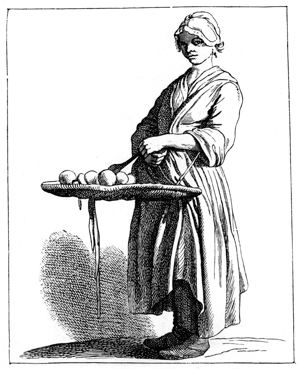 بائع الفاكهة ، 1737-1742. بواسطة Bouchardon