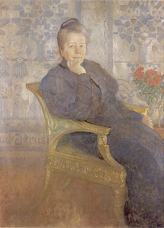 Selma Lagerlöf بواسطة كارل لارسون