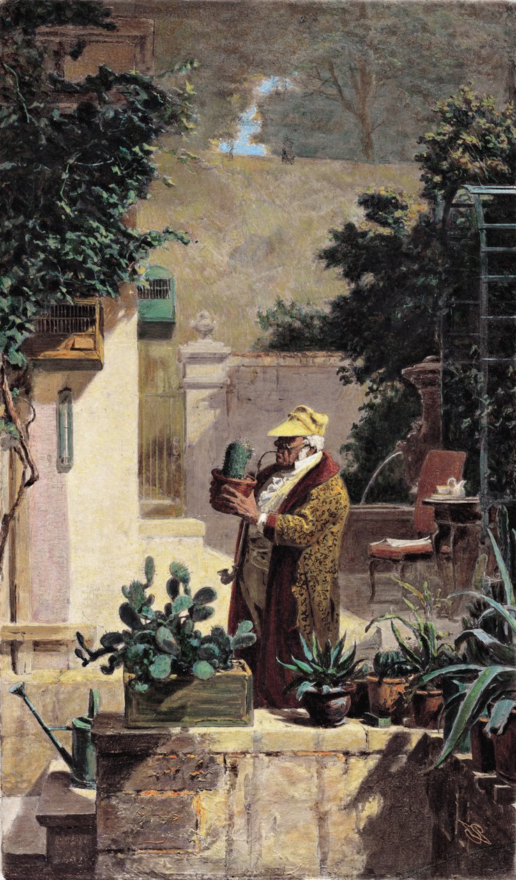 عاشق الصبار قبل 1858 بواسطة كارل سبيتزويج
