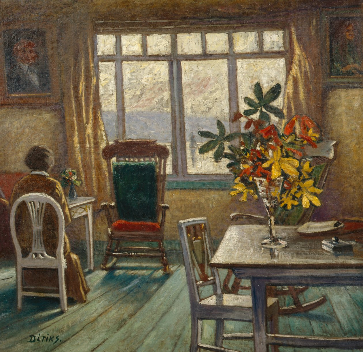 استوديو الفنانين بواسطة Carl Edvard Diriks