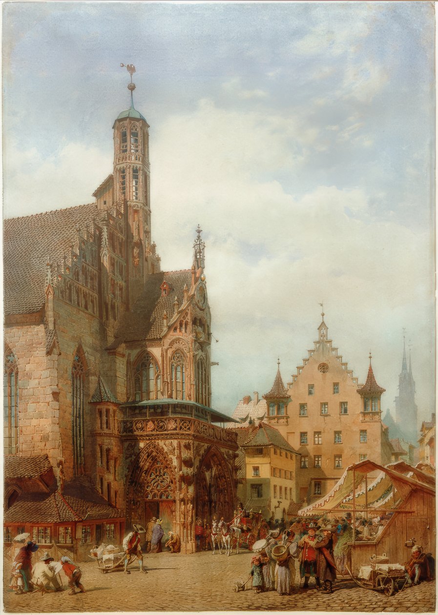 كنيسة Frauenkirche في نورمبرغ بواسطة كارل هاج