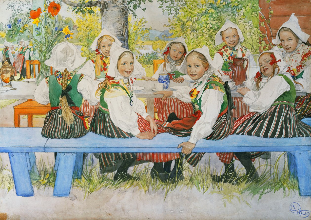 عيد ميلاد كرستي 1909 بواسطة كارل لارسون