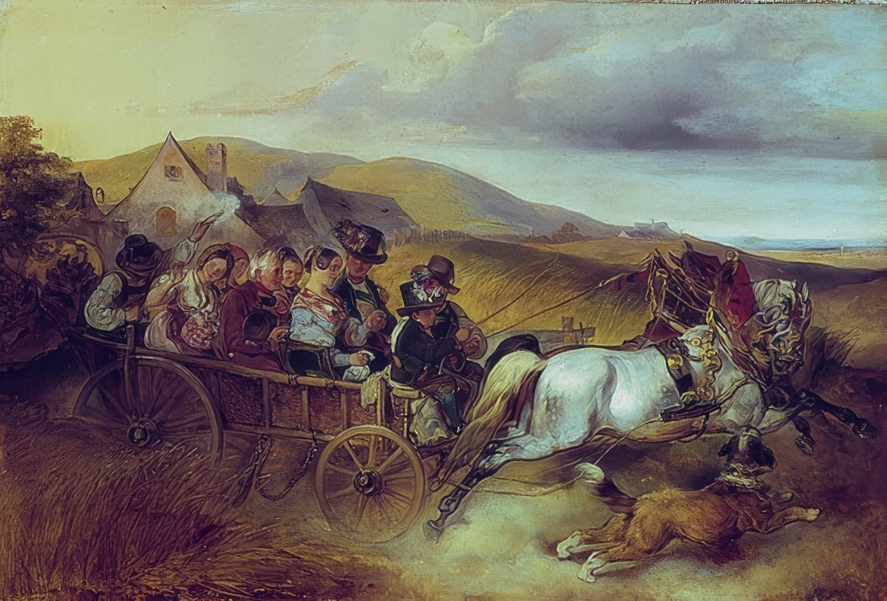 شهر العسل. 1841 بواسطة كارل شندلر