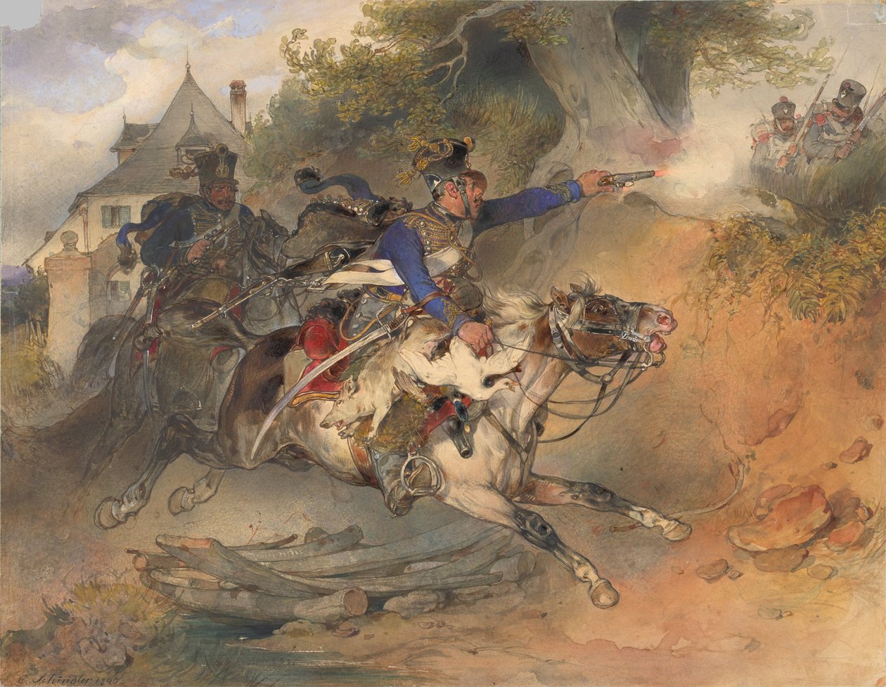 حصاد الطعام ، 1840 بواسطة كارل شندلر