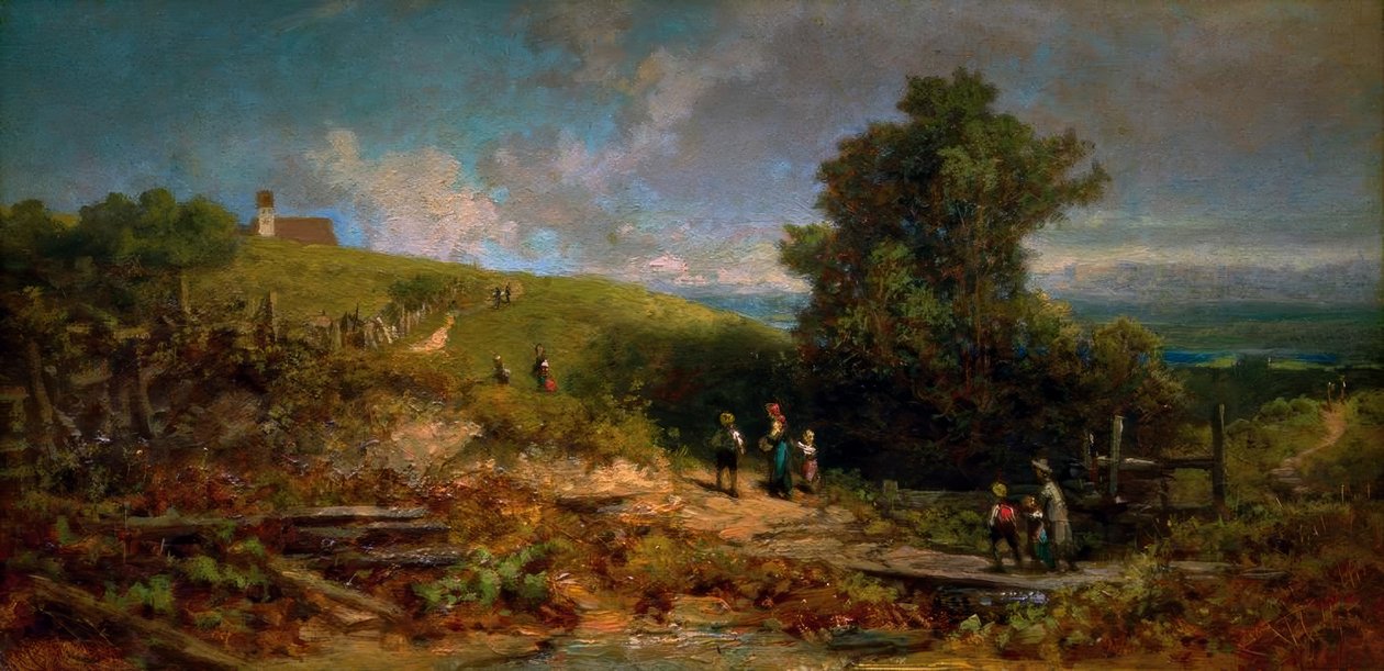 على Kirchsteig بواسطة كارل سبيتزويج