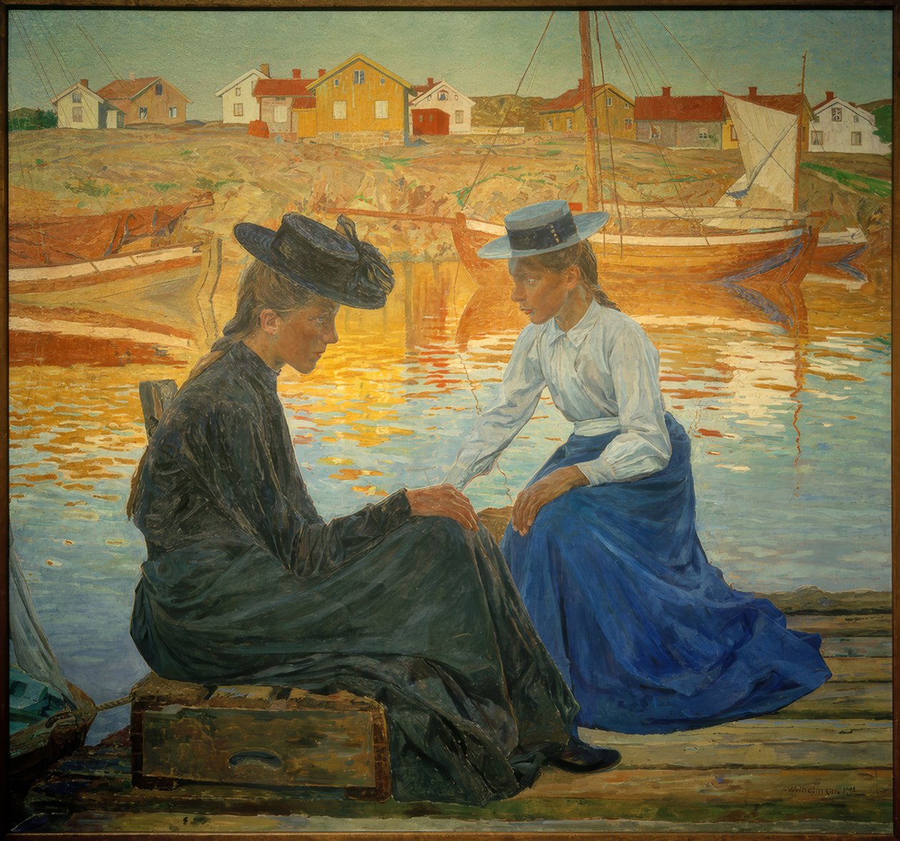الخليج بواسطة Carl Wilhelm Wilhelmson