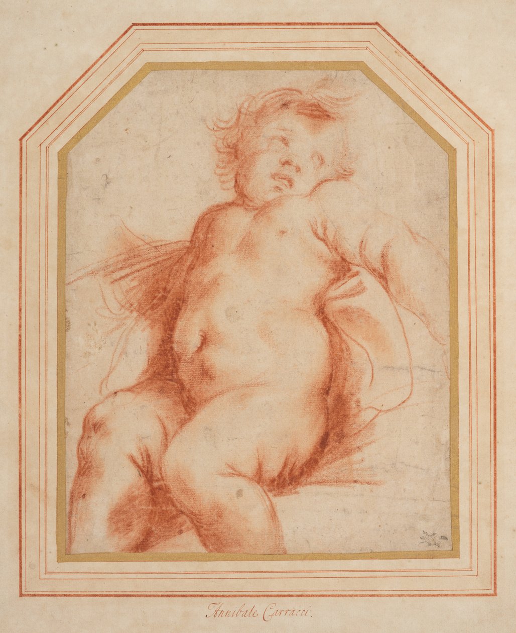 رضيع عاري بواسطة كارلو (Attr. to) Cignani