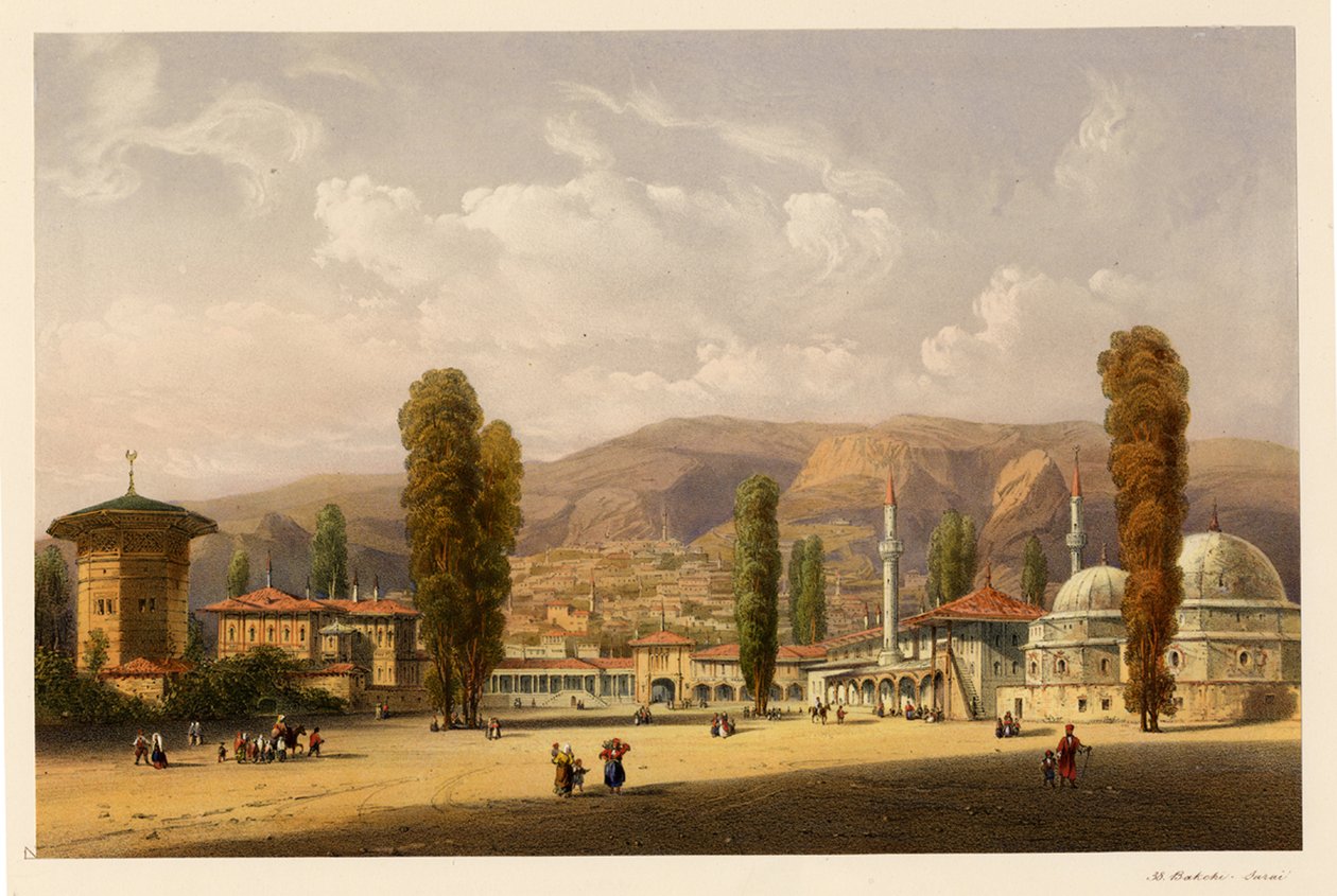 قصر بخشيسراي خان ، 1856 بواسطة كارلو بوسولي