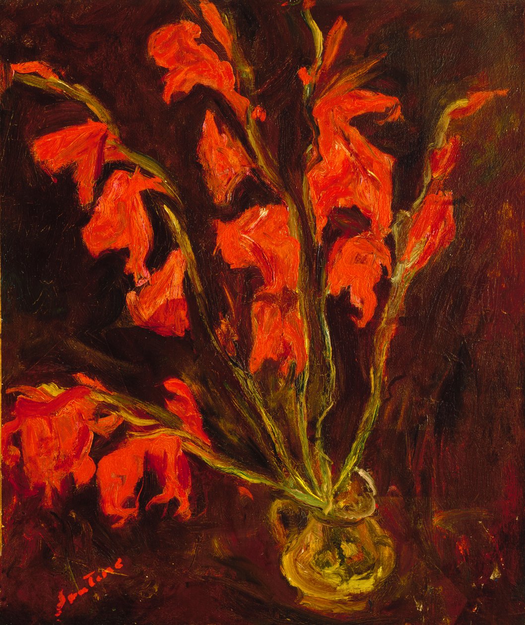 Red Gladioli ، ج .1919 بواسطة حاييم سوتين