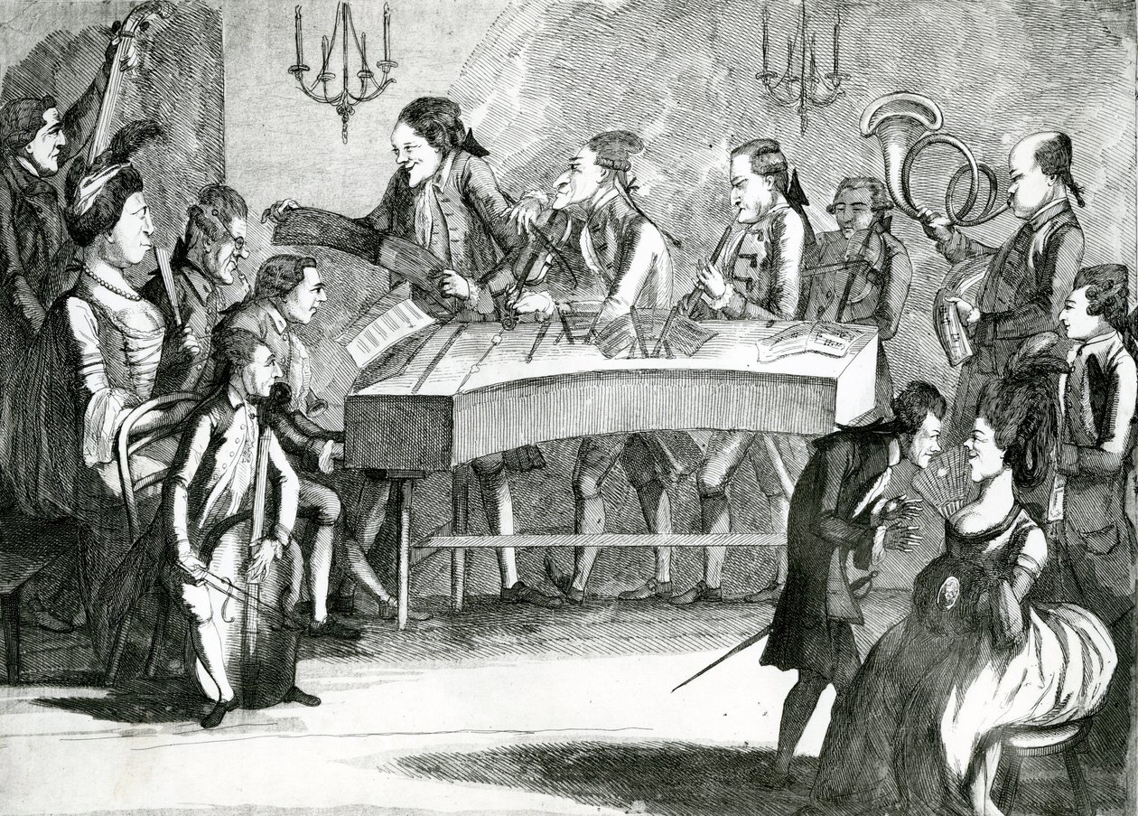حفلة الأحد ، 1782 بواسطة تشارلز لورين سميث