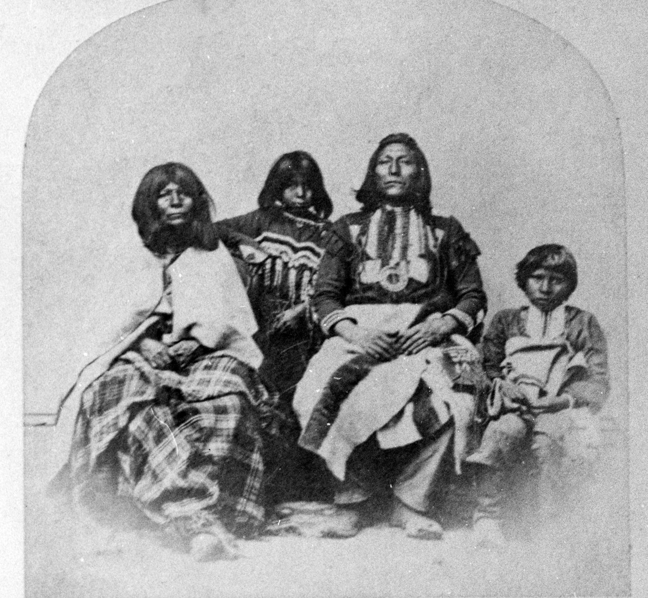 عائلة Ute ، c.1870-75 بواسطة تشارلز روسكو سافاج