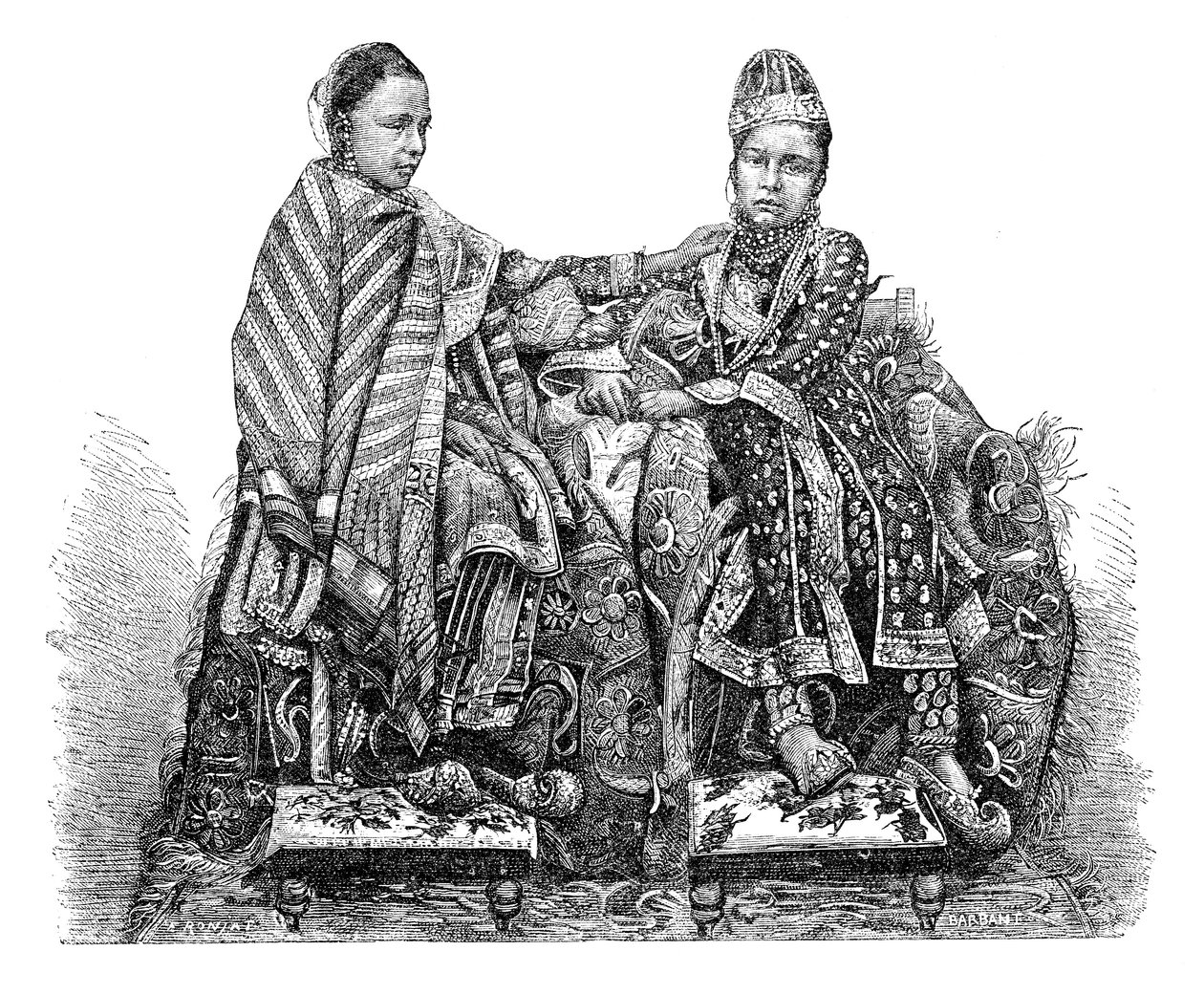 أميرة بوبال ، الهند ، 1895. بواسطة تشارلز باربانت
