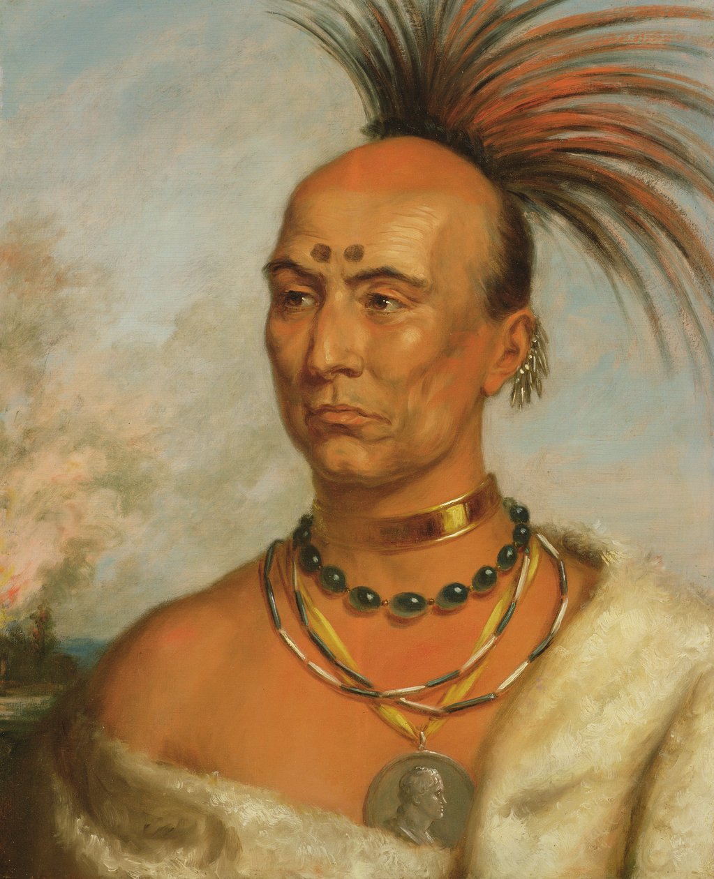 بلاك هوك c.1853 بواسطة تشارلز بيرد كينج