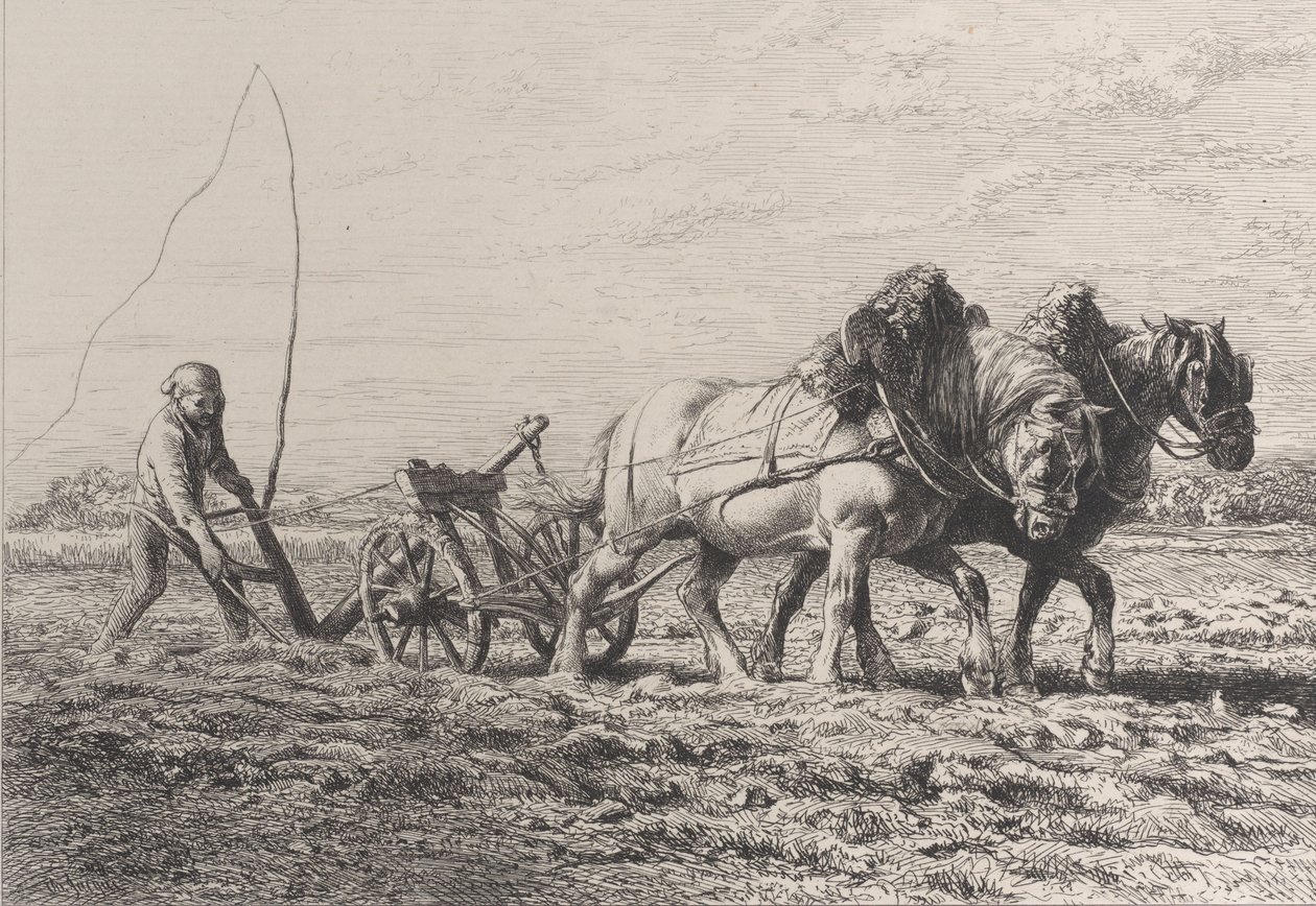 الحرث ، 1864. بواسطة تشارلز إميل جاك
